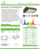 TSL 800 Specification Sheet