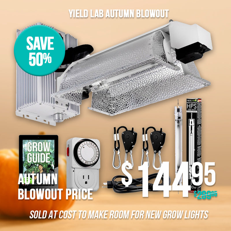 Yield Lab Pro Series 120/220V 1000W Double Ended Complete Grow Light Kit