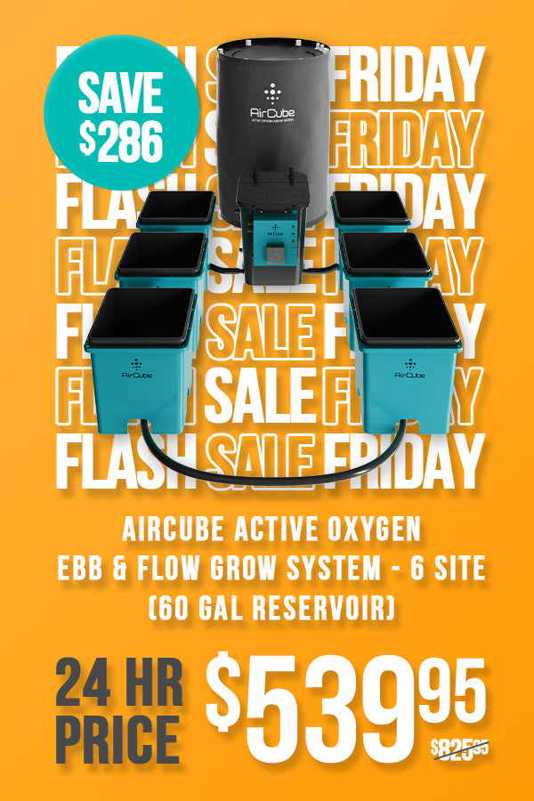 AirCube Active Oxygen Ebb and Flow Grow System - 6 Site