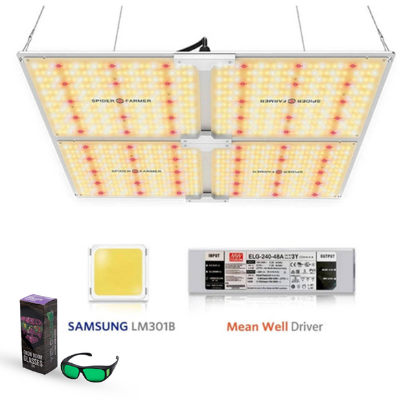 Spider Farmer SF4000 LED Grow Light System with Glasses