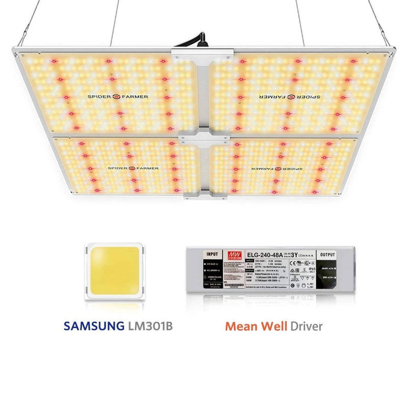 Spider Farmer SF4000 LED Grow Light System driver specifications