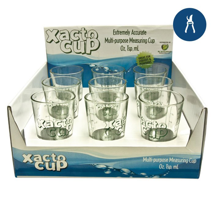 Growing Essentials Xacto Cup Display w/ 9 glasses in display package