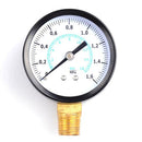 Growing Essentials US Aqua 2" 230 PSI Water Pressure Gauge front