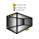 10'x20' Gorilla Grow Tent diagram