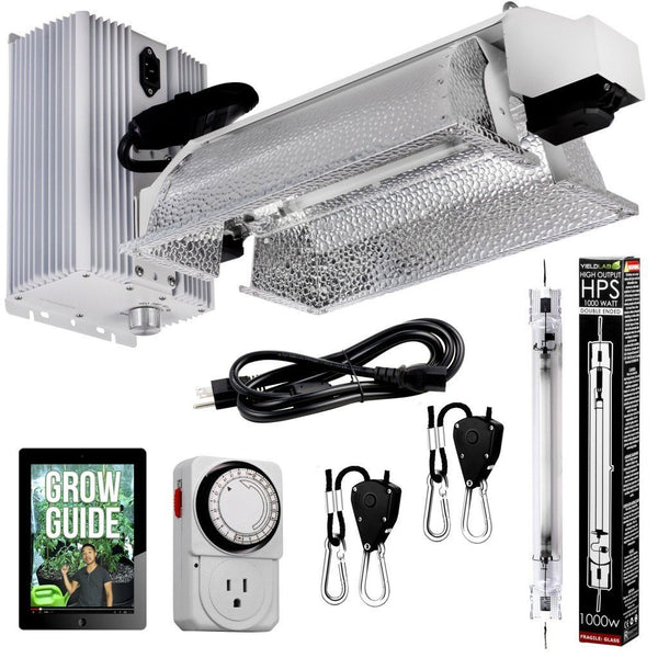 Yield Lab Pro Series 120/220V 1000W Double Ended Complete Grow Light Kit Main