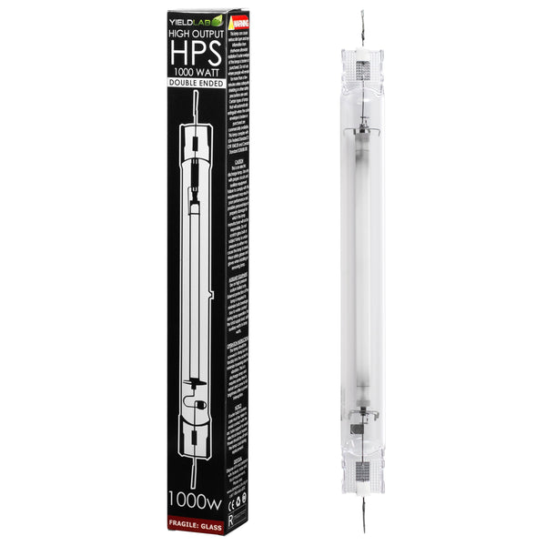 Yield Lab 1000W Double Ended HPS Indoor Greenhouse and Hydroponic Grow Light Flower and Bloom HID Replacement Bulb