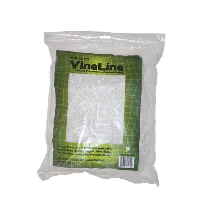 Growing Essentials VineLine Plastic Garden Netting 5' x 30' front of bag