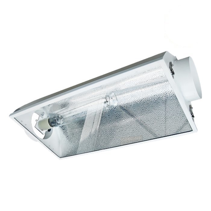 Grow Lights LIL' HOOD 6in Air-Cooled Mini Grow Light Reflector bottom angled