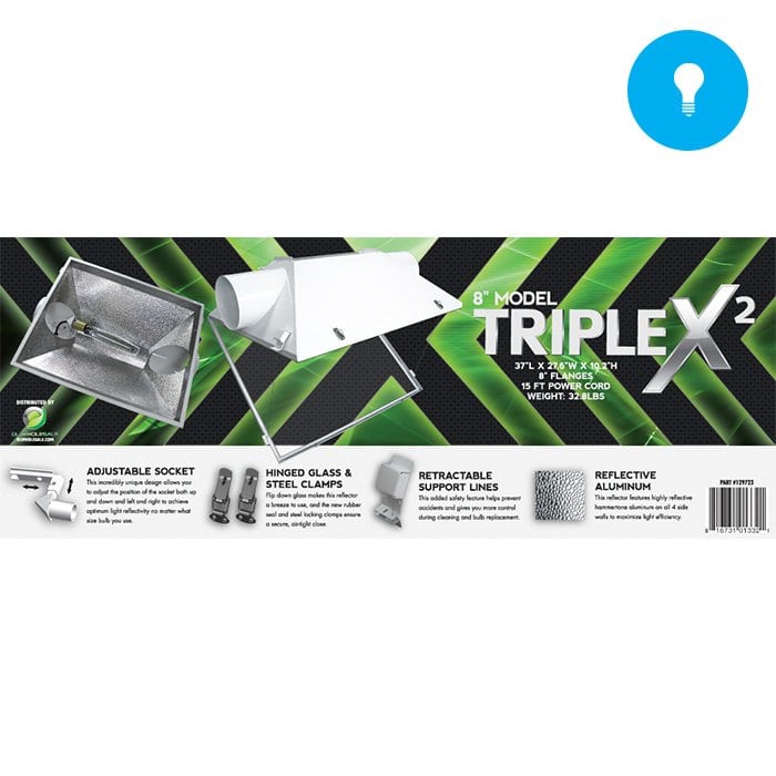 TripleX2 8'' Reflector features