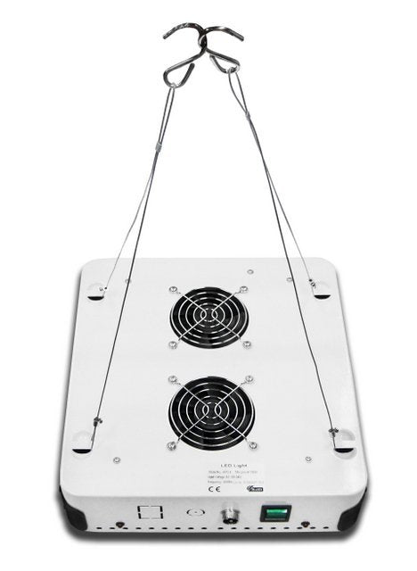 S180 Advance Spectrum MAX LED Grow Light Kit  top view with hangers