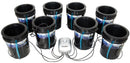 Hydroponics Root Spa 5 Gal 8 DWC Bucket System top view