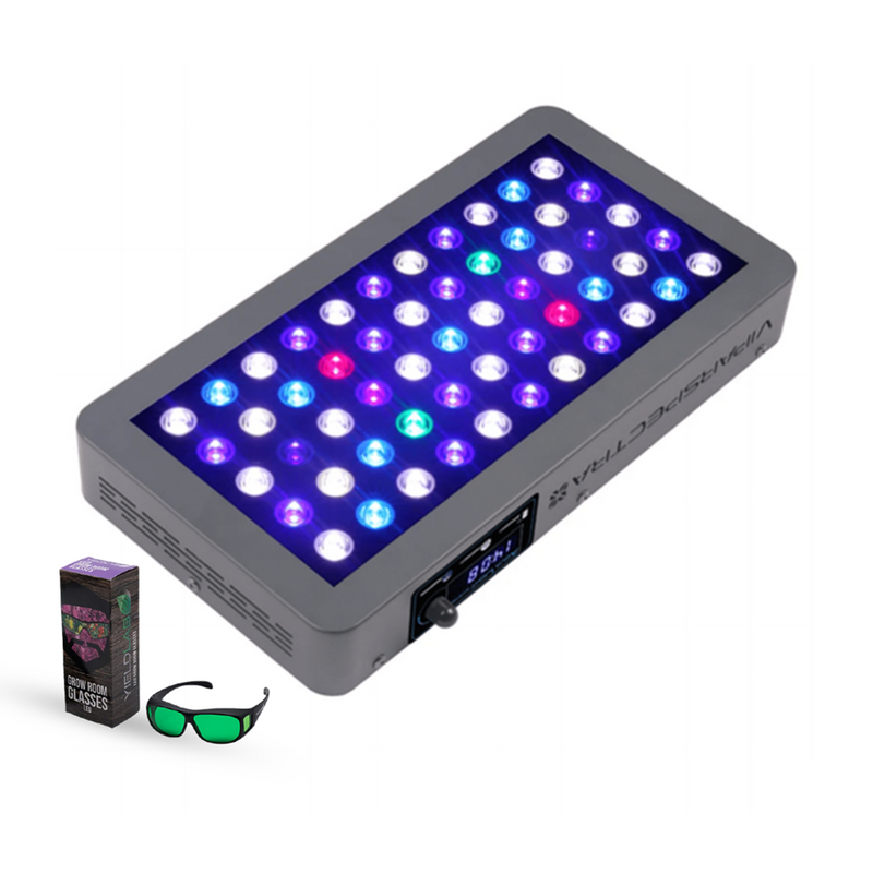 Led Grow Light Viparspectra V165 main with Glasses