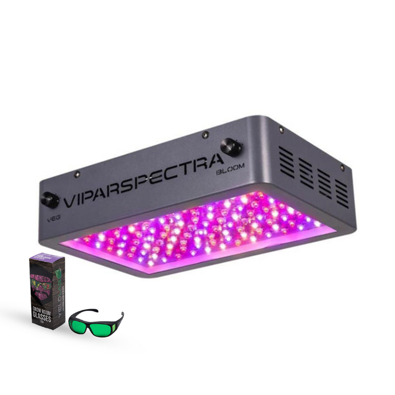 LED Grow Light Viparspectra 230W VA1000 - main with Glasses