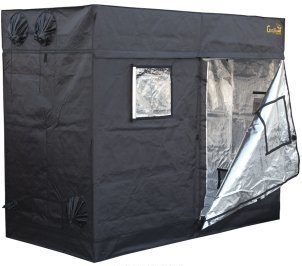 Gorilla Grow Tent LITE LINE 4' x 8' (No Extension Kit) front of tent half open 