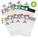 Harvest Bubble Magic All Mesh Extraction Bags - 20 Gallon 8 Bag Kit by micron size