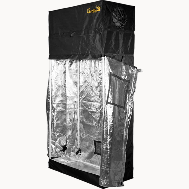 Gorilla Grow Tent 24 Inch x 48 Inch front fully open