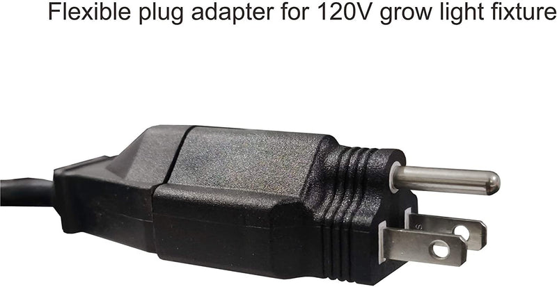 Grow Lights Yield Lab 220V to 110V Plug Adapter installed