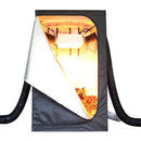 LAGarden 48" x 48" x 78" Mylar Reflective Hydroponic Indoor Grow Tent front door open