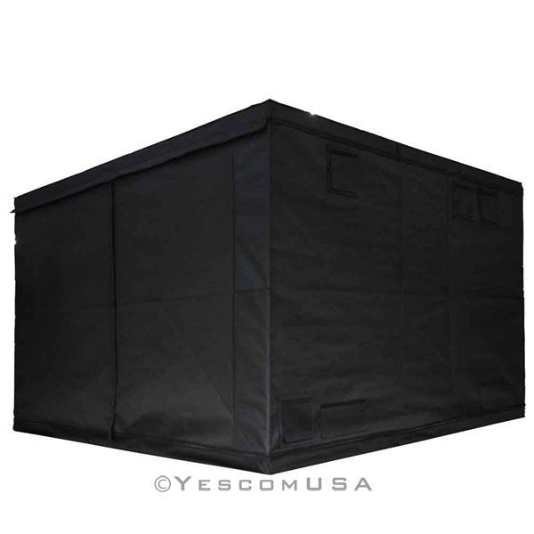 LAGarden 120" x 120" x 78" Reflective Hydroponic Indoor Grow Tent side closed