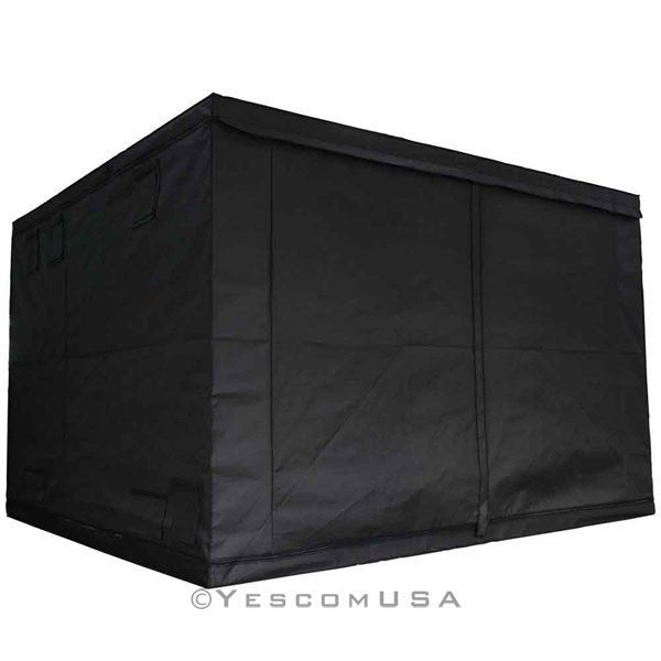 LAGarden 120" x 120" x 78" Reflective Hydroponic Indoor Grow Tent closed