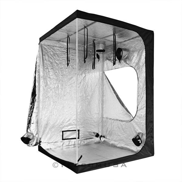 LAGarden 60" x 60" x 84" Waterproof Mylar Reflective Grow Tent Window Room with side open