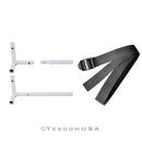 LAGarden 24" x 24" x 36" Mini Mylar Reflective Hydroponic Indoor Grow Tent straps