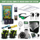 Soil Grow Kit Yield Lab 2x4 LED Soil Complete Kit
