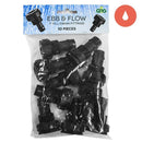 Hydroponics 1"" Fill/Drain Fitting (10pcs/pck) in package