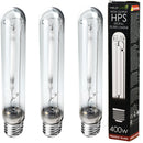 Grow Lights Yield Lab HPS 400w Lamp HID Bulb (3 Pack) next to box