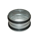 Climate Control 6” Straight Duct Connector side profile