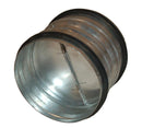 Climate Control 8” Backdraft Damper opening close up