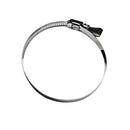 Climate Control 4" Stainless Steel Duct Clamps top view