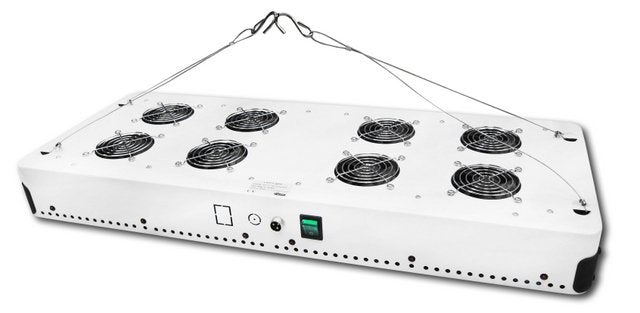 S540 Advance Spectrum MAX LED Grow Light Panel top with hangers