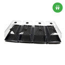 Propagation 20.75x 48 inch Root Radiance Heat Mat under four trays and domes