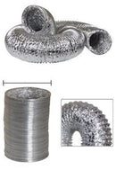 4 inch x 16.5 foot Insulated Foil Ducting Ventilation dimmensions