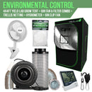 Hydroponic Grow Kit Yield Lab 4x4 LED Hydro Enviroment Components