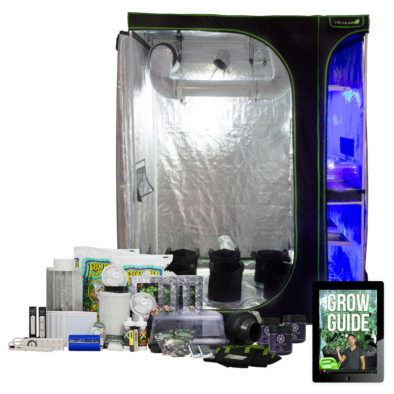 Grow Kits 4x5ft Complete Perpetual HID Soil Indoor Grow Tent System Main