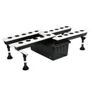Hydroponics SuperPonic SuperFlow 20 Site Ebb and Flow Hydroponic System with trays pulled out