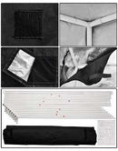 LAGarden 59x59x78 Reflective Grow Tent features