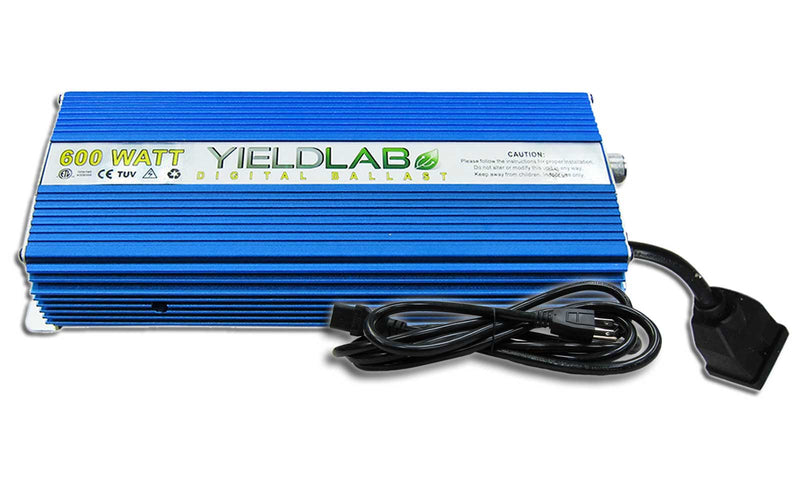 Yield Lab 600W HPS+MH Wing Reflector Digital Grow Light Kit ballast close up