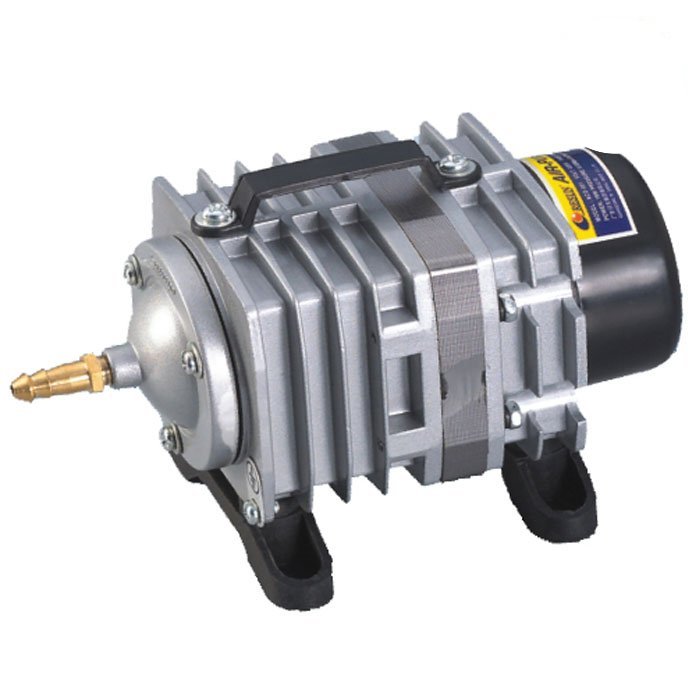 Growing Essentials AquaVita Air Compressor 143L/min. side profile
