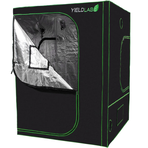 Yield Lab 60" x 60" x 78" Reflective Grow Tent FABRIC ONLY front half open