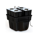 Hydroponics PLATINIUM Pots w/ aeroponic tops (Aerostar) - 40 Series front profile