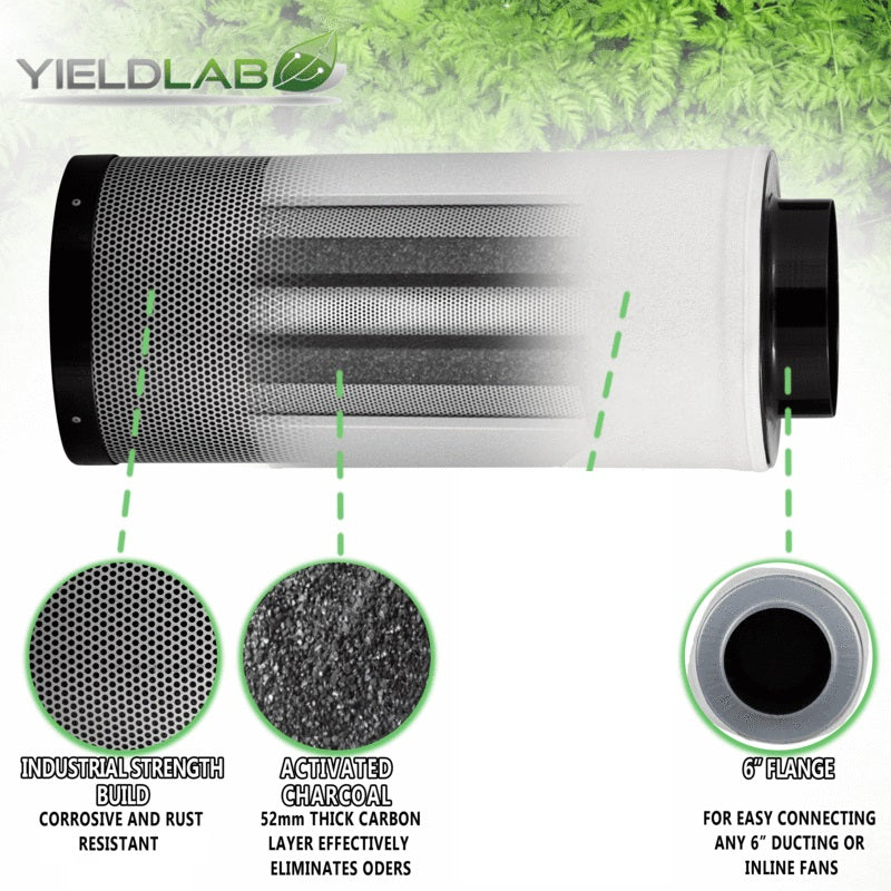 Yield Lab 4 Inch Purifier Activated Charcoal Filter