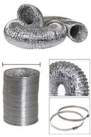 Climate Control 6” x 33’ Insulated Foil Ducting Ventilation Parts