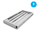 LuxStar 2ft. 4 Tube Fluorescent Grow Light Kit (Grow Blub) side profile