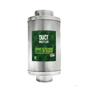 Climate Control 6 inch Duct Muffler side profile