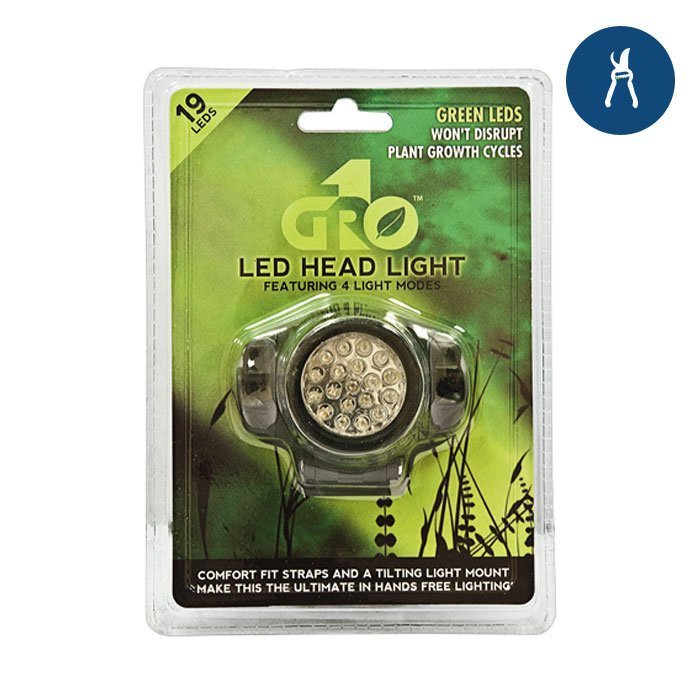 Growing Essentials Grow1 Green LED Head Light in package