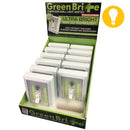 Growing Essentials Cordless Green LED Wall Light Switch (Pack of 12) retail packaging