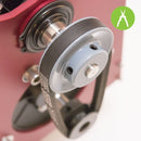 Harvest Centurion Pro Table Top Wet Trimmer belt close up